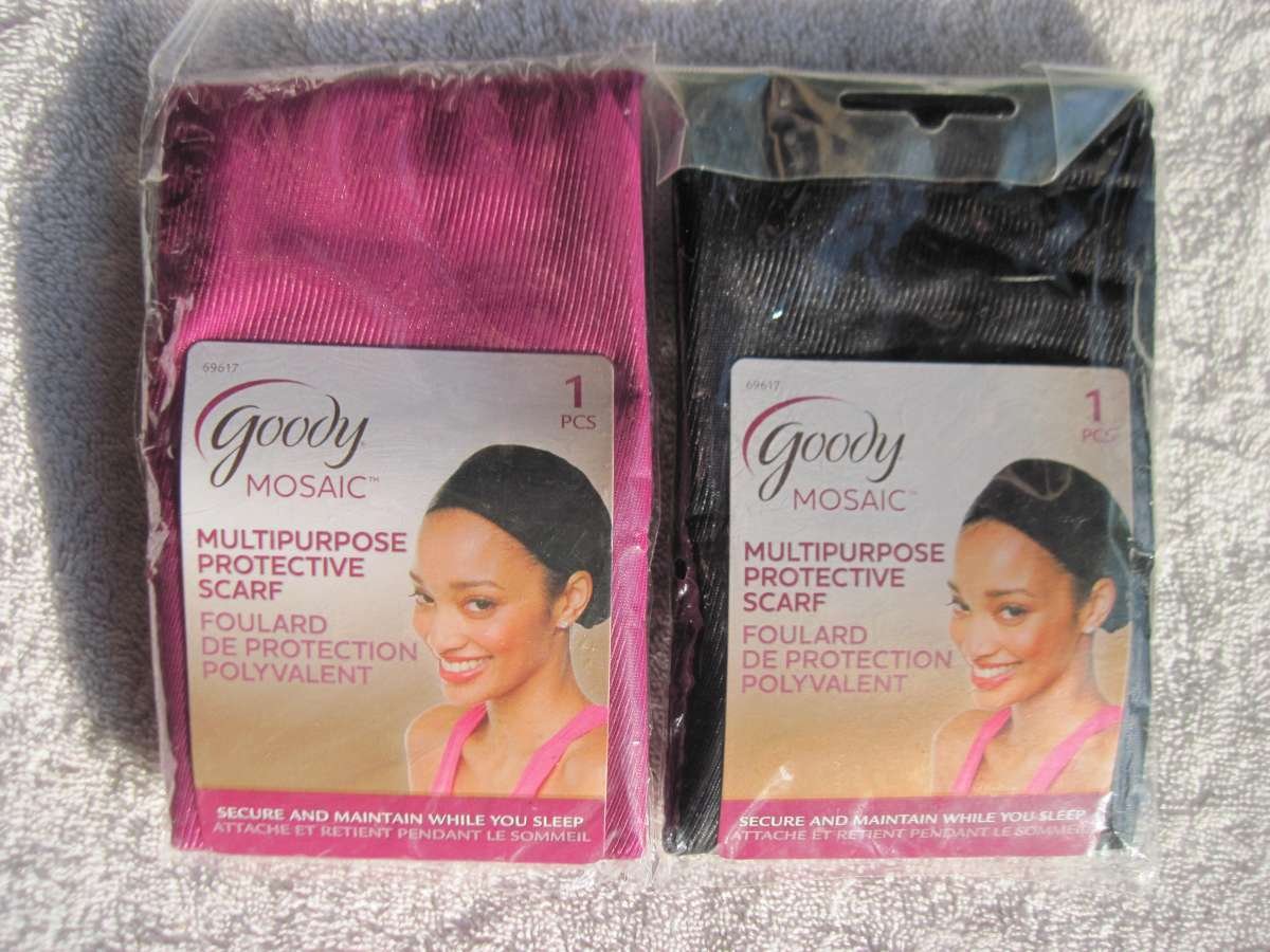Goody Mosaic Multipurpose Protective Scarf Secure Maintain Hair Style Sleeping