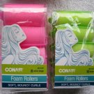 Conair Foam Rollers Volume Body Curls Hair Curlers Soft Bouncy Extra Large Waves
