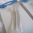 2 Clear Plastic Goody Hairwraps Hair Head Bands Old Product 2002 80's Hippie