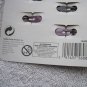 10 Goody Rectangle Shiny Painted Colors Black Metal Hair Contour Snap Clips 2006