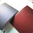 2 Covergirl Goody Blue Maroon Metal Square Hair Barrettes 2002 1 Inch Clasp Scuf