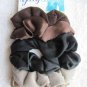 6 Goody Ouchless Starry Nights Soft Fabric Satin Elastic Ponytailer Hair Bands