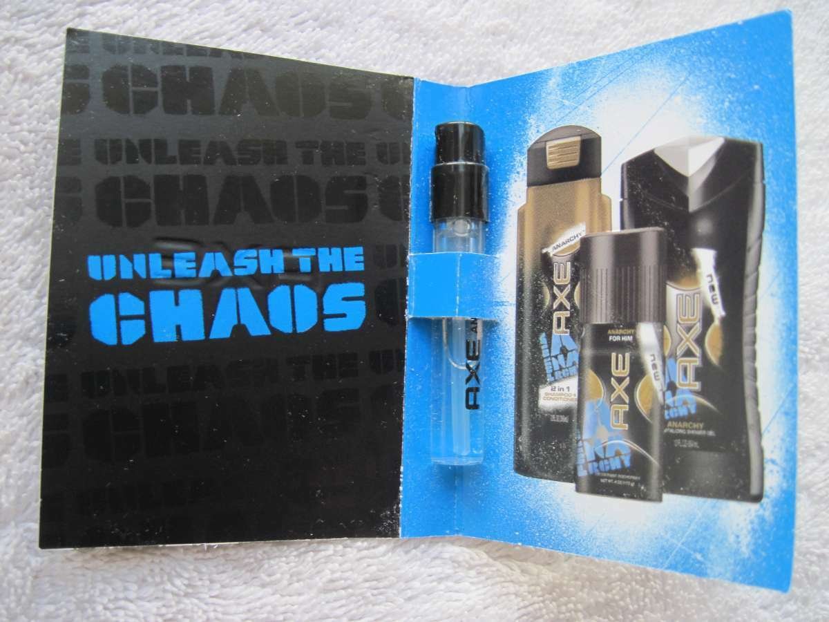 Axe Anarchy for Him Eau De Toilette Pump Spray Sample Fragrance .05 fl oz Chaos
