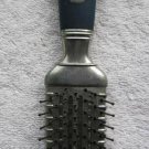 Goody Anti Static Detangling Flat Metal Base Hair Brush Detangle 2001 Blue Grip