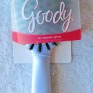 Goody Cushion Hair Brush Smooth Styling Soft Natural Boar Bristles White Plastic