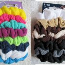 8 Goody Ouchless Gentle Scrunchie Elastic Ponytailer Hair Bands Soft Fabric Java