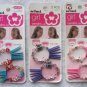 Scunci Girl Bendini Clip Bend Slide & Snap Plastic Beads Conair Hair Comb Pin