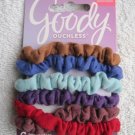 6 Goody Ouchless No Metal Elastic Ponytailer Hair Bands Soft Jersey Fabric Pony