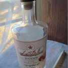 Empty 750ml 1835 Bourbon Texas Angled Flat Clear Glass Bottle Ship Inside Crafts