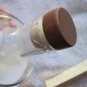 Empty 750ml 1835 Bourbon Texas Angled Flat Clear Glass Bottle Ship Inside Crafts