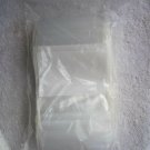 100 3" x 4" x 2 Mil White Block Zipper Close Ziploc Bags Gold Seal Reclosables
