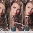 Scunci Hot Streaks Clip In 8" Beads Diamonds Chain Extension Hair Comb Clip Pin