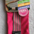 Scunci Everyday & Active Pink Gray No Slip Headwrap Wide Soft Fabric Head Band