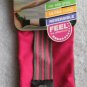 Scunci Everyday & Active Pink Gray No Slip Headwrap Wide Soft Fabric Head Band