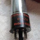 6V6GTA National Electronics Vacuum Electronic Tube ?Smoked Black Plate