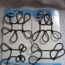 2 Goody Loopy Twister Ponytailer Hair Bands 2002 Old Product Fun Style! No Metal