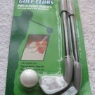 Executive Series Golf Clubs Pop a Point Pencils Eraser Ball Father Dad Boss Gift