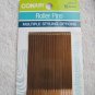 18 Conair Brown Roller Pins Flat Wide Metal Bobby Slides Bronze Brunette Styling
