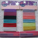 18 Goody Girls Ouchless Shiny Ponytail Hair Bands No Metal Elastic Ponytailers