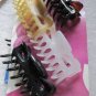 4 Goody Medium Tabitha Claw Clips Hair Jaw Plastic Black Brown Frosted Clear Tan