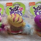 1 Hartz Just for Cats Bizzy Bouncer Bouncy Ball Inside Feather Tail Hunt Choose