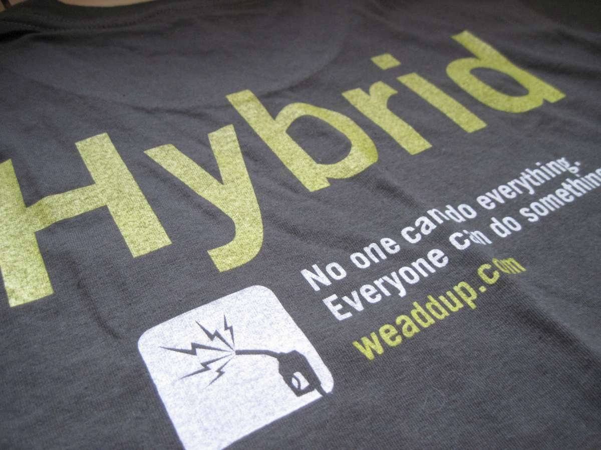 We Add Up Unique Count Green EcoIcon Hybrid Large Black Shirt 100 Organic Cotton
