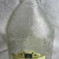 Empty Clear Iridescent Hatch Pattern Glass 1.75 L Seagram's Extra Dry Gin Bottle