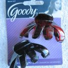 2 Goody Classic Medium Black Tortoise Spider Octopus Plastic Jaw Claw Clips 2.5"