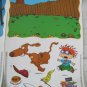 3 Sheets Nickelodeon's Rugrats Window Static Clings Blockbuster Play Pak 1997