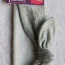 1 Goody Ouchless Comfort Head Wrap Soft Wide Elastic Fabric Band Gray Gold Fleck