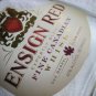 Empty 750ml Ensign Red Canadian Whisky Thick Heavy Clear Glass Bottle Wood Cork