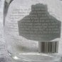 Empty 750ml Ensign Red Canadian Whisky Thick Heavy Clear Glass Bottle Wood Cork