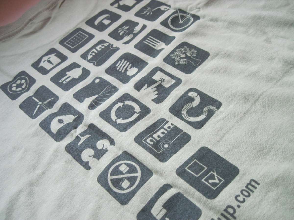 We Add Up Unique Count Green Eco Icon Sz 12 Large Kids Shirt 100% Organic Cotton