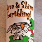 22 oz Big Mouth Tumbler Cup Rise Shine Earthling! Marvin Martian Horn Bugs Bunny