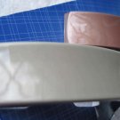 2 Goody Tan Beige Blonde Light Brunette Plastic Rectangle Miranda Hair Barrettes