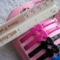 12 Eye Candy Bright All Plastic Flat Tight Hair Barrettes Clips Pins No Metal