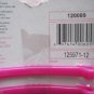 12 Eye Candy Bright All Plastic Flat Tight Hair Barrettes Clips Pins No Metal