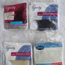 2 Goody Invisible Mesh Hair Nets Elastic Borders Edges Comfortable Hold Protect