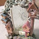 Birdhouse Votive Candle Holder Design Accent Collection Beautiful Detailed Glass
