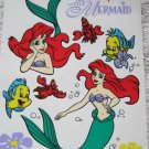 Disney's Little Mermaid 2 Sticker Sheets Ariel Flounder Sebastian Flowers Favors