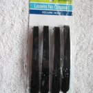 4 Conair Black Flat Wide Metal No Dent Pins Slides Leave No Creases Secure Hold