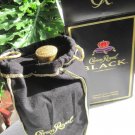 Empty Crown Royal Black Liquor 1L Clear Glass Bottle Bag Box Canadian Whisky
