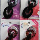 Goody Anissa Plastic Stay Put Slideproof Secure Fit Hold Ring Bow Hair Barrette