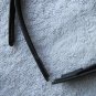 2 Black Goody Ouchless Flex Less Pressure Hard Thin Head Bands Comfort Foam Tips