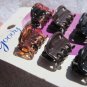 6 Goody Brynn Plastic Claw Clips Black Tort Brown Small Mini Tiny Hair Jaw Holes