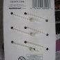 6 Goody Brynn Plastic Claw Clips Black Tort Brown Small Mini Tiny Hair Jaw Holes