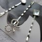 Goody Shiny Silver Diamond Gem Bow Oval Squre Metal Collins Bobby Slide Hair Pin