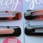 2 Goody Slideproof Plastic Stay Put Secure Fit No Metal Hair Barrettes Silicone