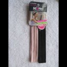 2 Scunci Active Pink Black No Slip Soft Fabric Headband Headwrap Hair Head Bands