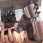2 Goody Colour Collection Slide Proof Secure Fit Band Plastic Claw Clip Hair Jaw